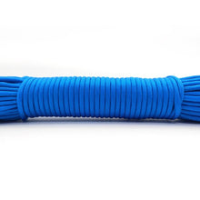 Load image into Gallery viewer, 31 Meters Dia.4mm 9 stand Cores Paracord for Survival Parachute Cord Lanyard Camping Climbing Camping Rope Hiking Clothesline