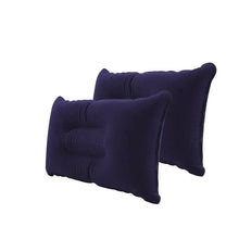 Load image into Gallery viewer, 2 pcs Portable Outdoor Air Soft Inflatable Pillow Double Sided Travel Neck Pillow Plane Hotel Camping For Sleeping Bag Hot Sale
