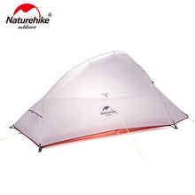Load image into Gallery viewer, Naturehike Cloud Up Series Ultralight Camping Tent Waterproof Outdoor Hiking Tent 20D Nylon Backpacking Tent With Free Mat
