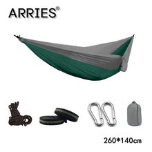 Load image into Gallery viewer, 300*200cm Portable Camping Parachute Hammock Survival Garden Outdoor Furniture Leisure Sleeping Hamaca Travel Double Hanging Bed
