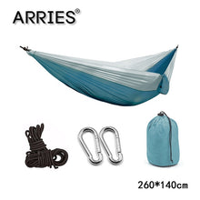 Load image into Gallery viewer, 300*200cm Portable Camping Parachute Hammock Survival Garden Outdoor Furniture Leisure Sleeping Hamaca Travel Double Hanging Bed

