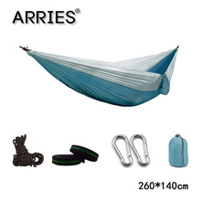 Load image into Gallery viewer, 300*200cm Portable Camping Parachute Hammock Survival Garden Outdoor Furniture Leisure Sleeping Hamaca Travel Double Hanging Bed
