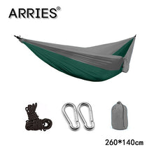Load image into Gallery viewer, 300*200cm Portable Camping Parachute Hammock Survival Garden Outdoor Furniture Leisure Sleeping Hamaca Travel Double Hanging Bed

