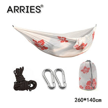 Load image into Gallery viewer, 300*200cm Portable Camping Parachute Hammock Survival Garden Outdoor Furniture Leisure Sleeping Hamaca Travel Double Hanging Bed
