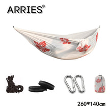 Load image into Gallery viewer, 300*200cm Portable Camping Parachute Hammock Survival Garden Outdoor Furniture Leisure Sleeping Hamaca Travel Double Hanging Bed
